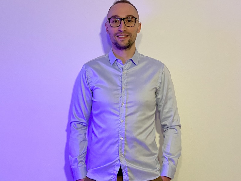 Camicia Slim Fit in Elastan