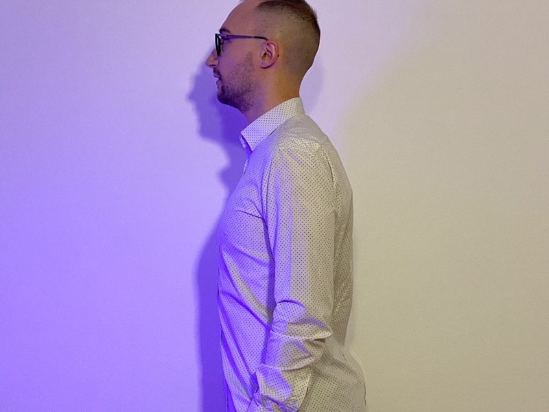 Camicia Slim Fit in Elastan - immagine 5