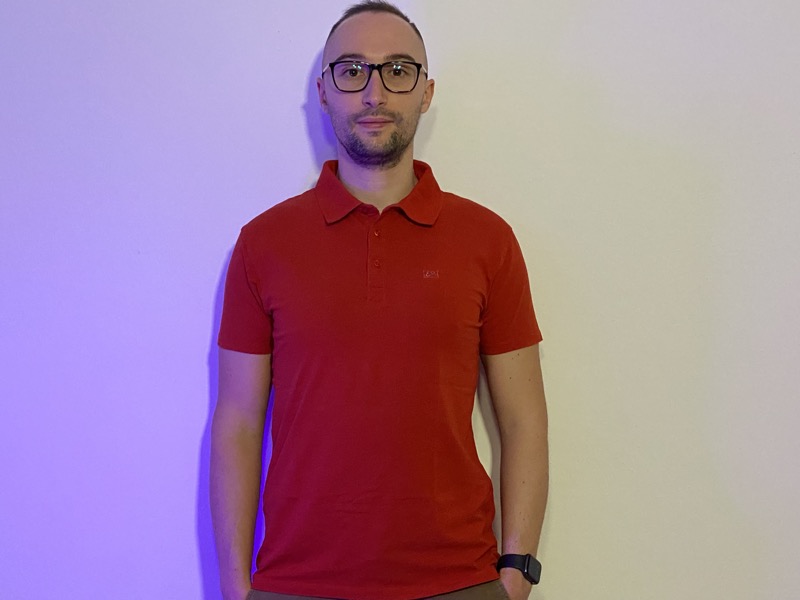 Maglia Polo Mezza Manica Elastan - immagine 2